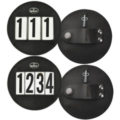 Hamag Leather Bridle Number Holders (Pair)