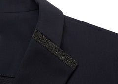 Victorine Crystal Fabric Jacket