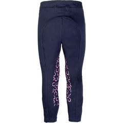 HKM Riding breeches -Pink Pony- Deep Blue