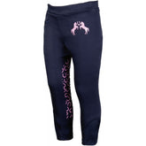 HKM Riding breeches -Pink Pony- Deep Blue
