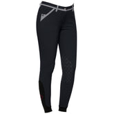 CT Plaid Print Breeches W/ Contrast Trim - Navy/Light Grey