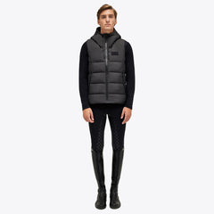 CT Mens Geo Cut Nylon Hooded Puffer Vest