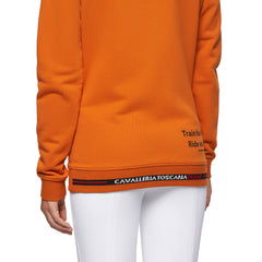 Cavalleria Toscana Girl's "Train Hard. Ride Easy" Hooded Zip - Orange