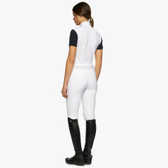 CT Women's R-Evo Epaulet S/S Zip Competition Polo Navy