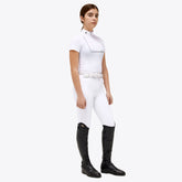 CT Girls Dash S/S Jersey Zip Competition Shirt