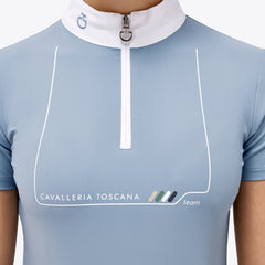 CT Girls Dash S/S Jersey Zip Competition Shirt