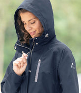 ELT Fehmarn Long Riding Raincoat - Night Blue Old