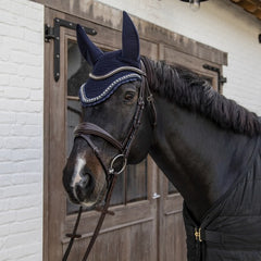 Kentucky Horsewear Fly Veil Wellington Big Stone & Pearl