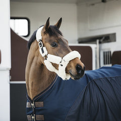 Kentucky Horsewear Sheepskin Shipping Halter