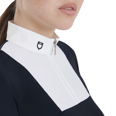 Equestro Women's Short Sleeve Slim Fit Competition Polo Shirt