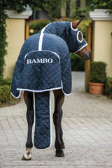 Rambo Show Set Rug -Navy/White