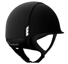 Black Shadowmatt Shadowmatt Black Top Matt Black Trim w/ 5 Jet Black Swarovski Crystals Silver Crystal Fabric Blazon