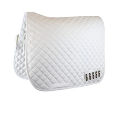 Competition Dressage Saddle Pad White
