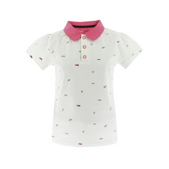 EQUI-KIDS Love polo shirt- White
