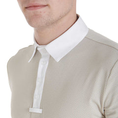 Equestro Men's Competition Slim Fit Polo