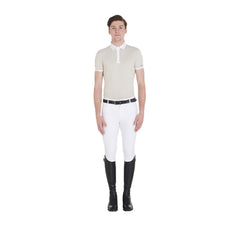 Equestro Men's Competition Slim Fit Polo