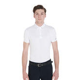 Equestro Men's Competition Slim Fit Polo
