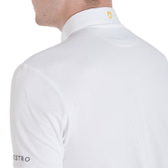 Equestro Men's Competition Slim Fit Polo