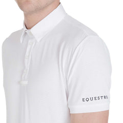 Equestro Men's Competition Slim Fit Polo