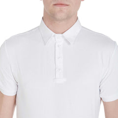 Equestro Men's Competition Slim Fit Polo