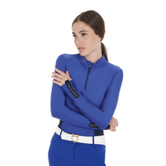 Equestro Women's Long Sleeve Technical Training Polo
