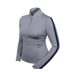 Equestrian Stockholm Power Top Blue Ash