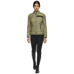 CT Team Red Stripe Quilted Jacket Verde