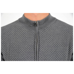 Cavalleria Toscana Honeycomb Knit 1/2 Zip Turtleneck Sweater