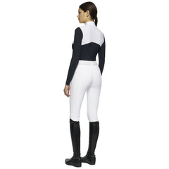 CT Checkboard L/S Jersey Competition Polo Navy