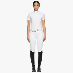 CT Mitered Corner Jersey S/S Zip Competition Polo