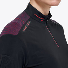 CT Womens Revo Red Label Tech Knit L/S Zip Training Polo