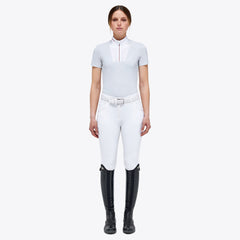 CT Womens Revo Red Label Tech Knit S/S Zip Competition Polo