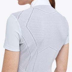 CT Womens Revo Red Label Tech Knit S/S Zip Competition Polo