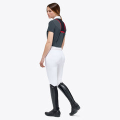 CT Womens Revo 3-D Jersey Mesh S/S Zip Competition Polo