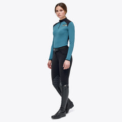 CT Womens Lightweight Performance Piqué L/S Zip Training Polo