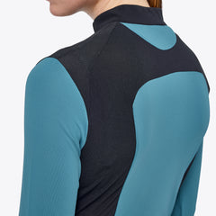 CT Womens Lightweight Performance Piqué L/S Zip Training Polo