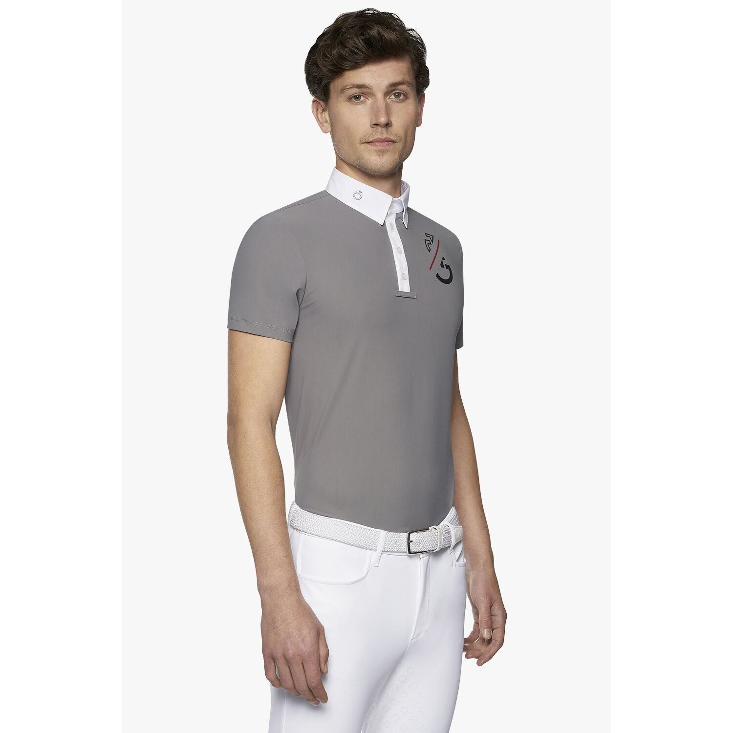 CT Men's Team S/S Jersey Competition Polo Grey