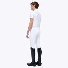 CT Mens Revo Jersey Mesh S/S Zip Competition Polo