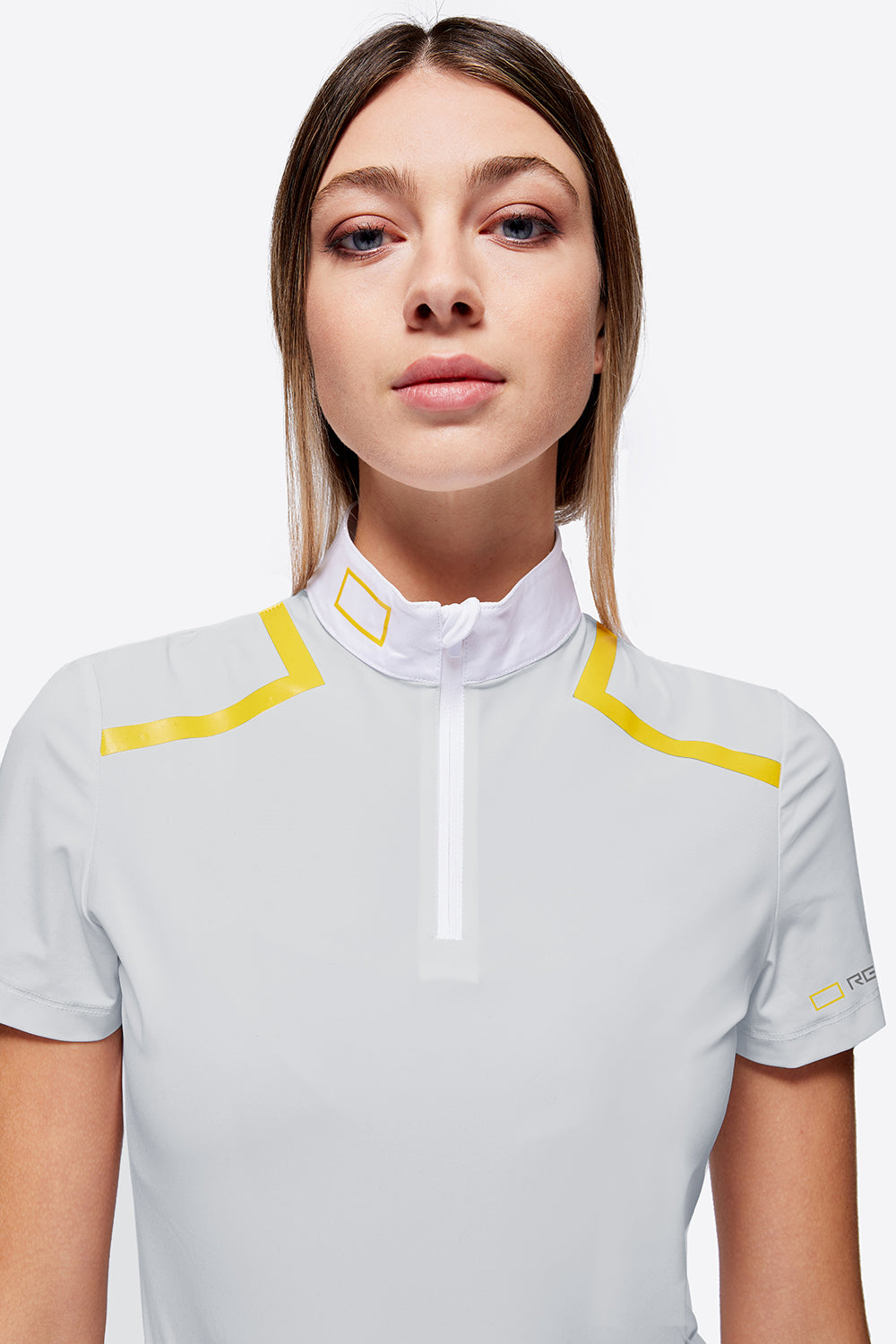 RG Womens Jersey S/S Zip Competition Polo