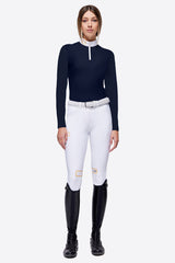 RG Womens Jersey L/S Zip Competition Polo