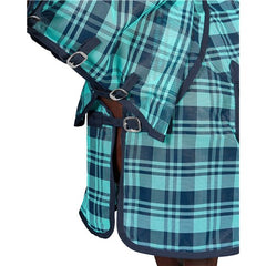 Kool Master PVC Shade Mesh Horse Rug Combo Turquoise/Navy