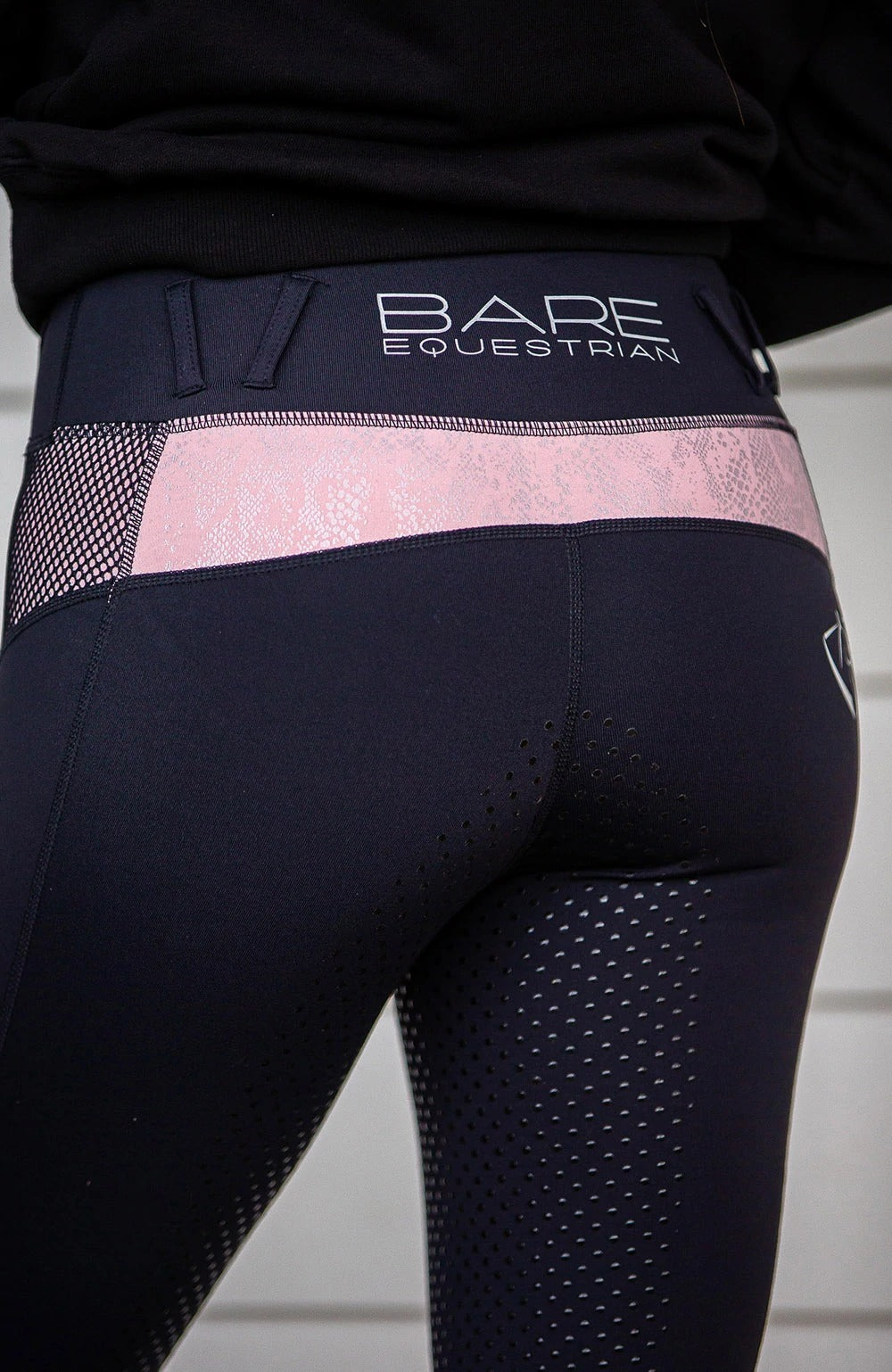 BARE Youth Performance Riding Tights - Rose