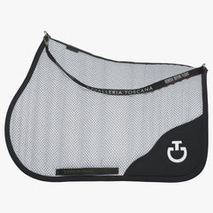 CT Air Jumping Saddle Pad White with Black