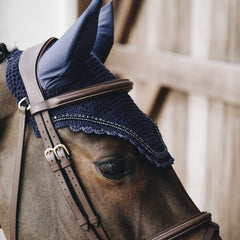 Kentucky Horsewear Fly Veil Wellington Stone & Pearl