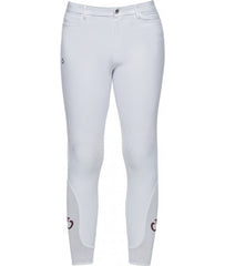 Cavalleria Toscana Boy's Color Riding Breeches - White
