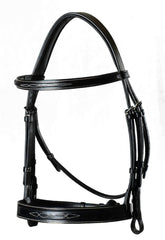 Dy'on US Hunter Collection Cavesson Hunter Noseband Bridle