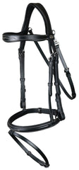 Dy'on Working Collection Flash Noseband Bridle With Snap Hooks