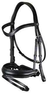 Dy'on Working Collection Matte Large Crank Noseband Bridle With Flash
