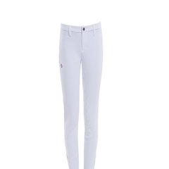 Cavalleria Toscana Girl's Color Grip Breeches - White