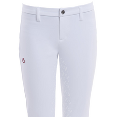 Cavalleria Toscana Girl's Color Grip Breeches - White